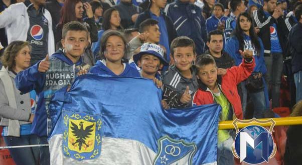 Niños hinchas Millonarios