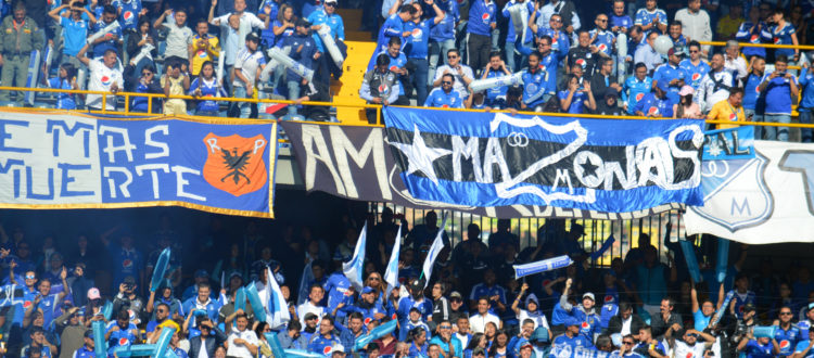 Hinchas Millonarios América 2019