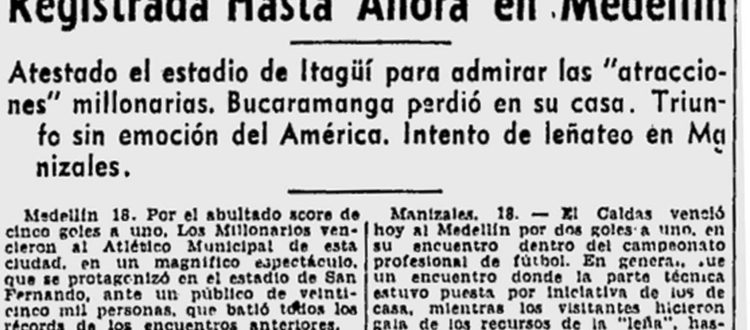 Nacional - Millonarios 1949