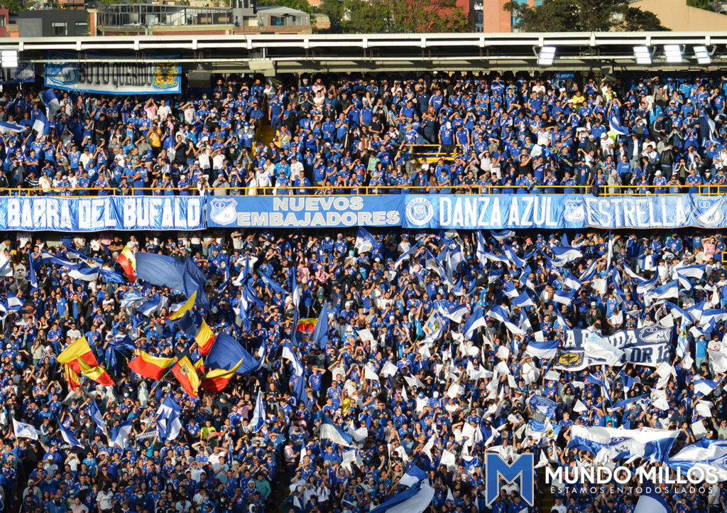 Hinchas Millonarios Bucaramanga 2022