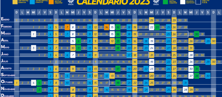 Calendario Dimayor 2023