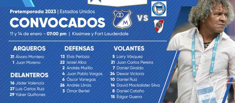 Convocados Pretemporada 2023