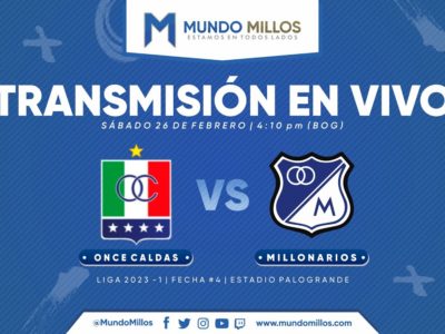Once Caldas vs Millonarios 2023