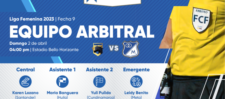 Árbitros Llaneros Millonarios 2023