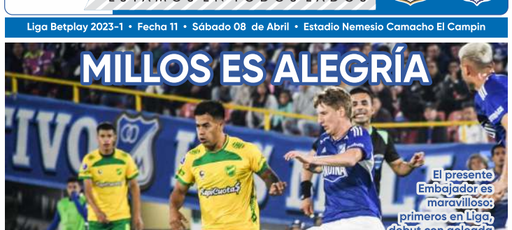 Magazín MundoMillos Millonarios Medellín 2023