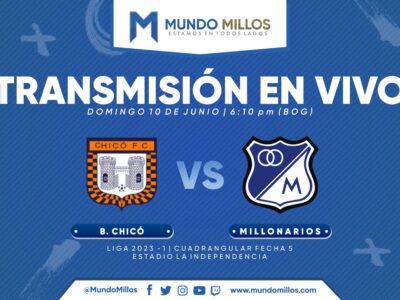 En vivo: Boyacá Chicó vs Millonarios Cuadrangulares 2023