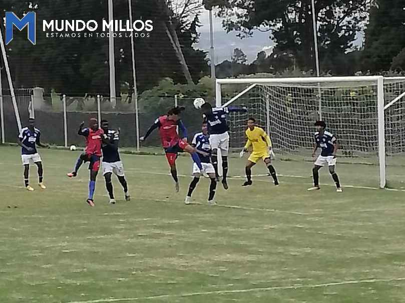 Imagen del partido entre Millonarios Sub20 y Maracaneiros por la SuperCopa Juvenil 