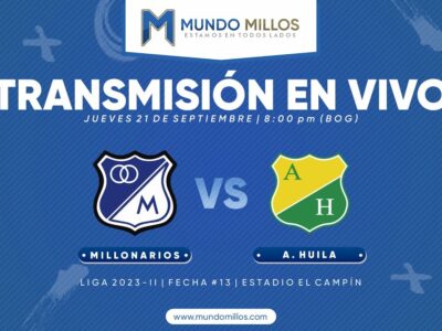 Millonarios vs Huila 2023