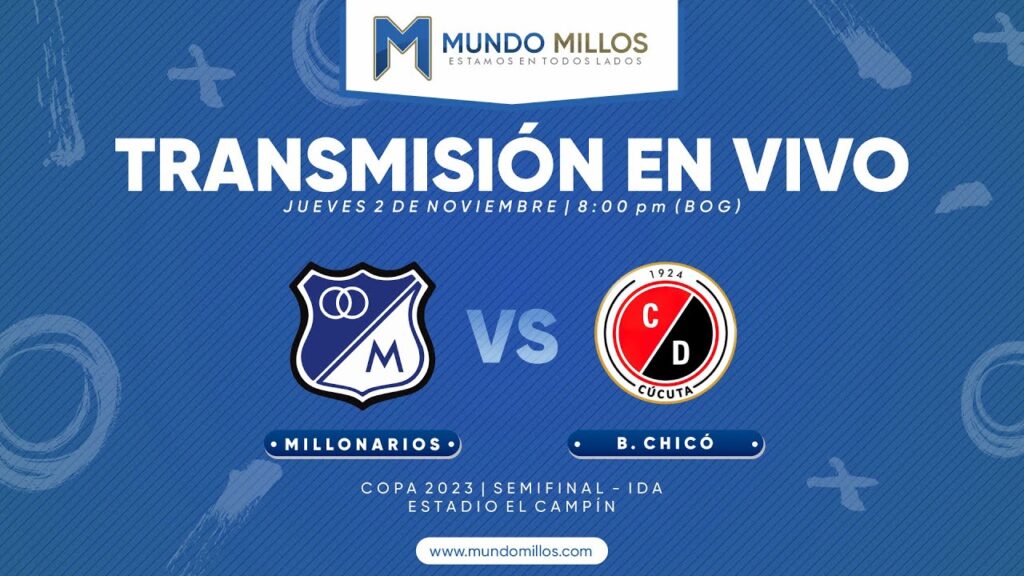 En vivo Millonarios vs Cúcuta 2023