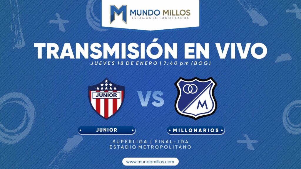 Junior vs Millonarios SuperLiga 2024