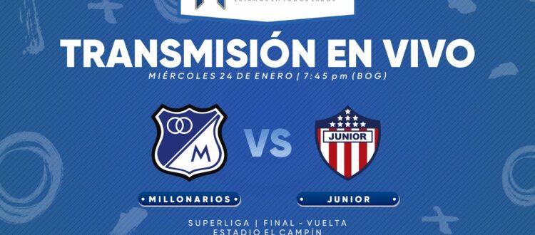 Millonarios vs Junior SuperLiga 2024