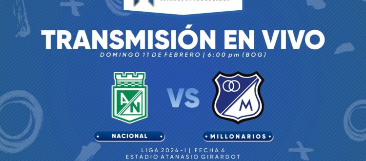 Nacional vs Millonarios 2024