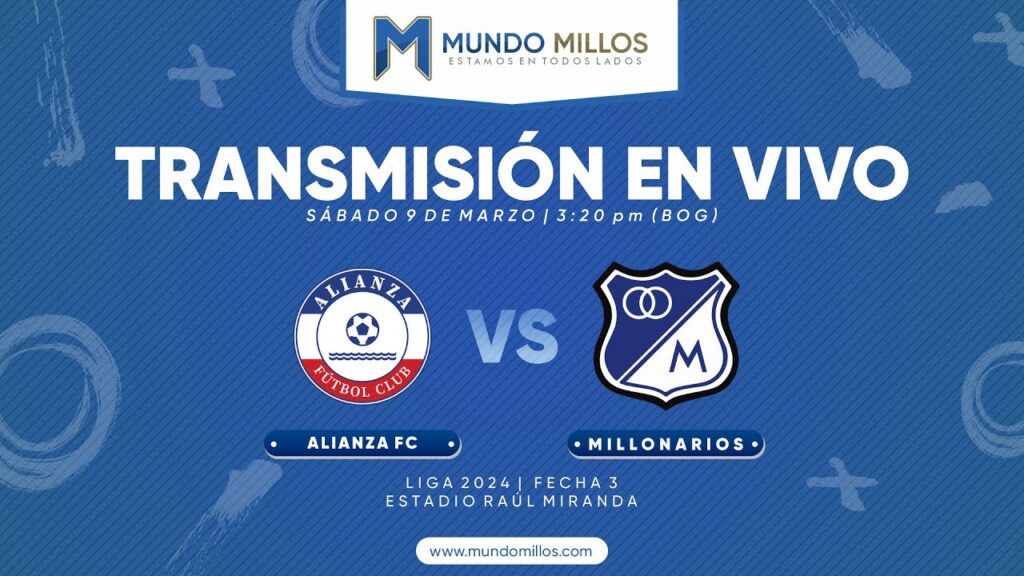 Alianza vs Millonarios Liga Femenina 2023