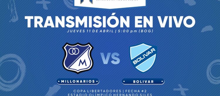 Bolívar vs Millonarios 2024
