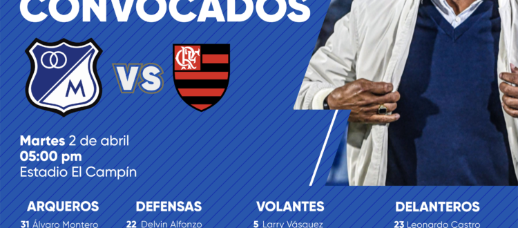 Convocados Millonarios Flamengo 2024
