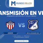 Junior vs Millonarios Cuadrangulares 2024-I