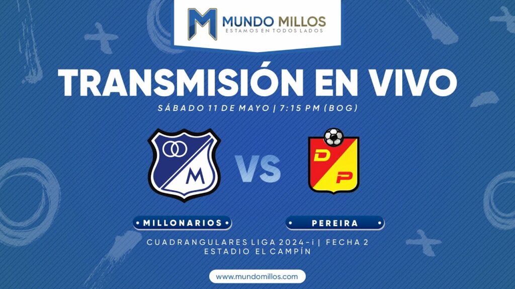 Millonarios vs Pereira Cuadrangulares 2024