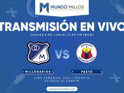 Millonarios vs Pasto Liga Femenina 2024