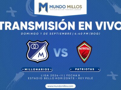 Millonarios vs Patriotas 2024