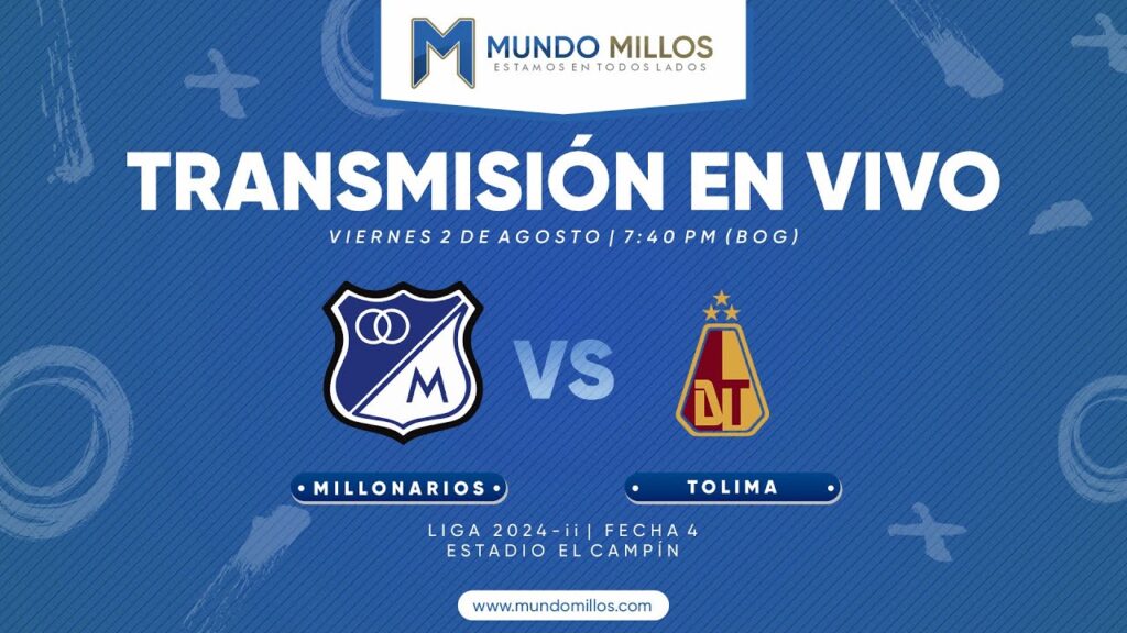 Millonarios vs Tolima 2024