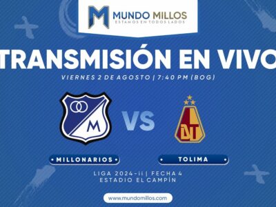 Millonarios vs Tolima 2024