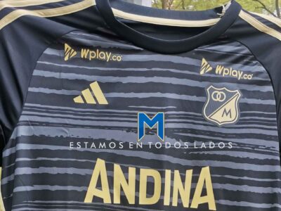 Camiseta Millonarios negra 2024