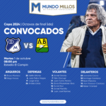 Convocados de Millonarios vs Bucaramanga.