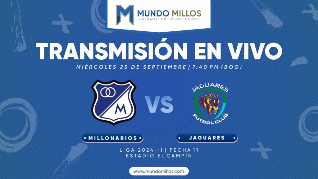 Millonarios vs Jaguares 2024