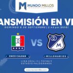 Once Caldas vs Millonarios 2024