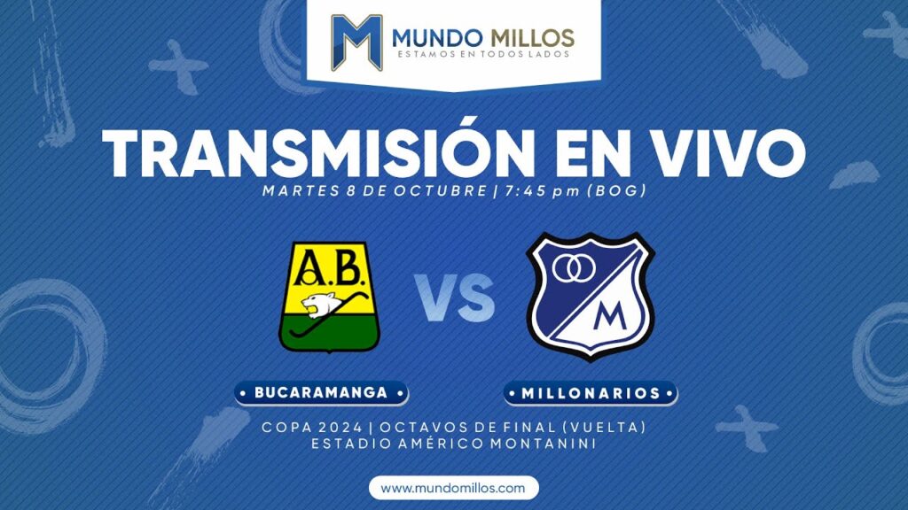 Bucaramanga vs Millonarios Copa 2024