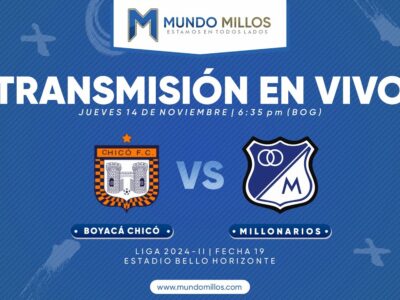 Boyacá Chicó vs Millonarios 2024