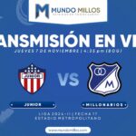 En vivo Junior vs Millonarios