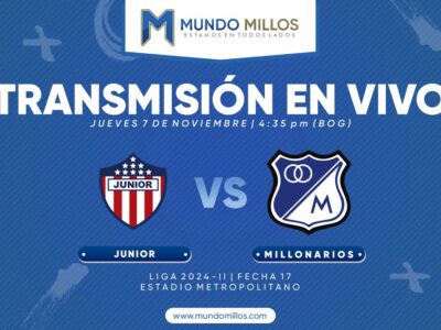 En vivo Junior vs Millonarios