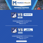 Programación fútbol base Millonarios noviembre 23 2024