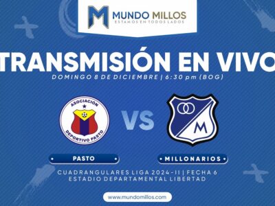 Pasto vs Millonarios Cuadrangulares 2024