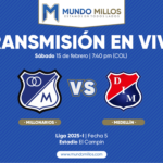 Millonarios vs Medellín 2025