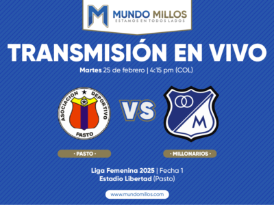 En vivo Pasto vs Millonarios Liga Femenina