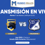 Llaneros vs Millonarios 2025