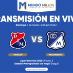 En vivo Medellín vs Millonarios Liga Femenina 2025