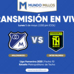 En vivo Millonarios vs Internacional Palmira Liga Femenina 2025