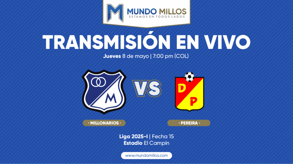 En vivo Millonarios vs Pereira