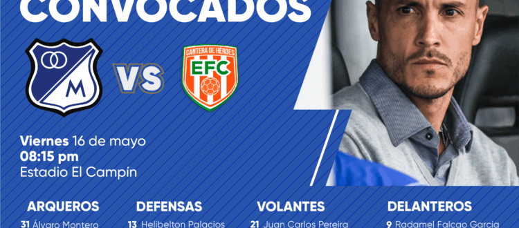 Convocados de Millonarios vs Envigado