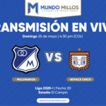 En vivo Millonarios vs Boyacá Chicó