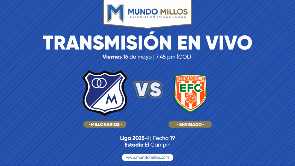En vivo Millonarios vs Envigado 2025