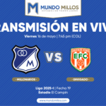 En vivo Millonarios vs Envigado 2025