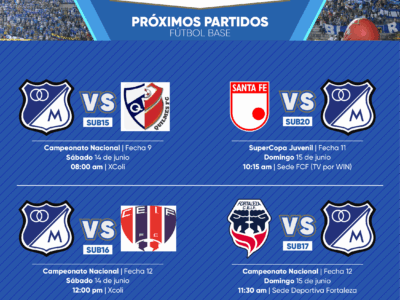 Programación fútbol base junio 14-15