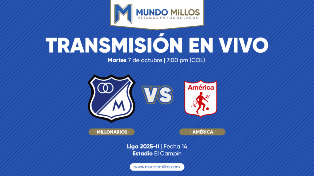 Millonarios vs América Finalización 2025