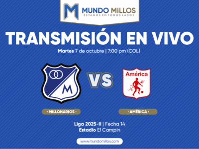Millonarios vs América Finalización 2025