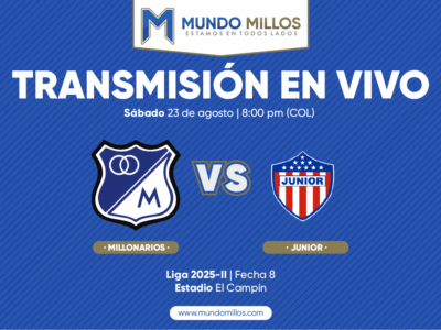 Millonarios vs Junior Finalización 2025