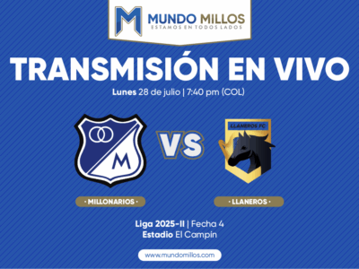 Millonarios vs Llaneros Finalización 2025